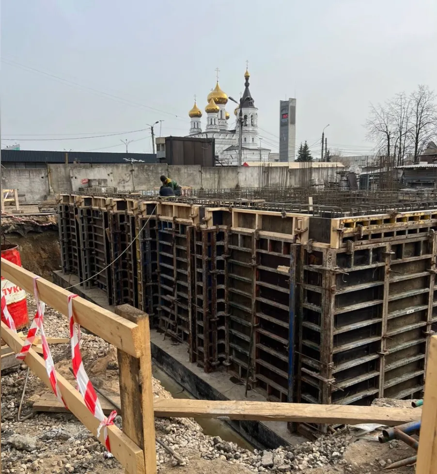 Ход строительства ЖК «Невский», апрель 2024